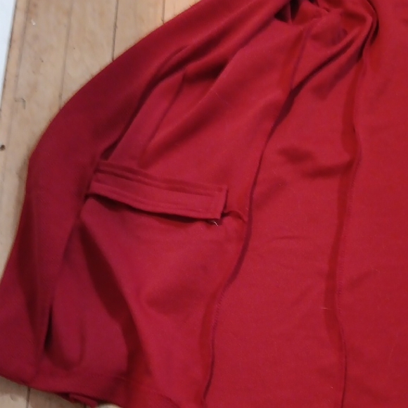 Maurices Red Blazer Tailored Suit Jacket - Picture 4 of 5